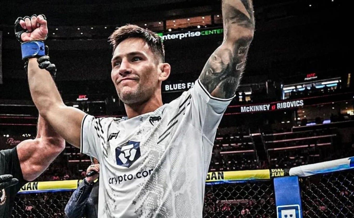 Ribovics pelea en UFC y busca meterse entre los mejores del mundo