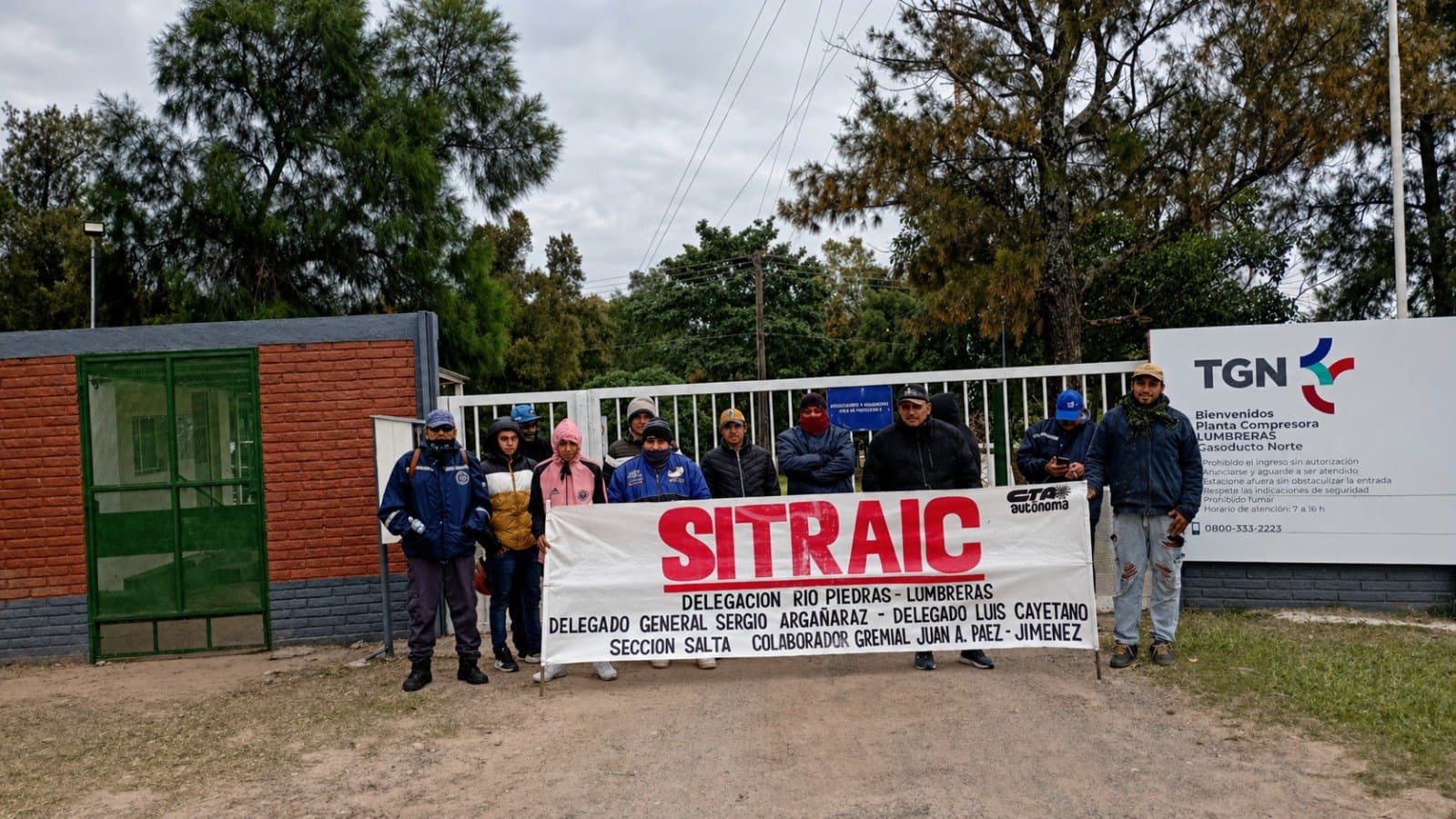 Trabajadores reclaman que TGN cumpla ordenanzas de contratación local
