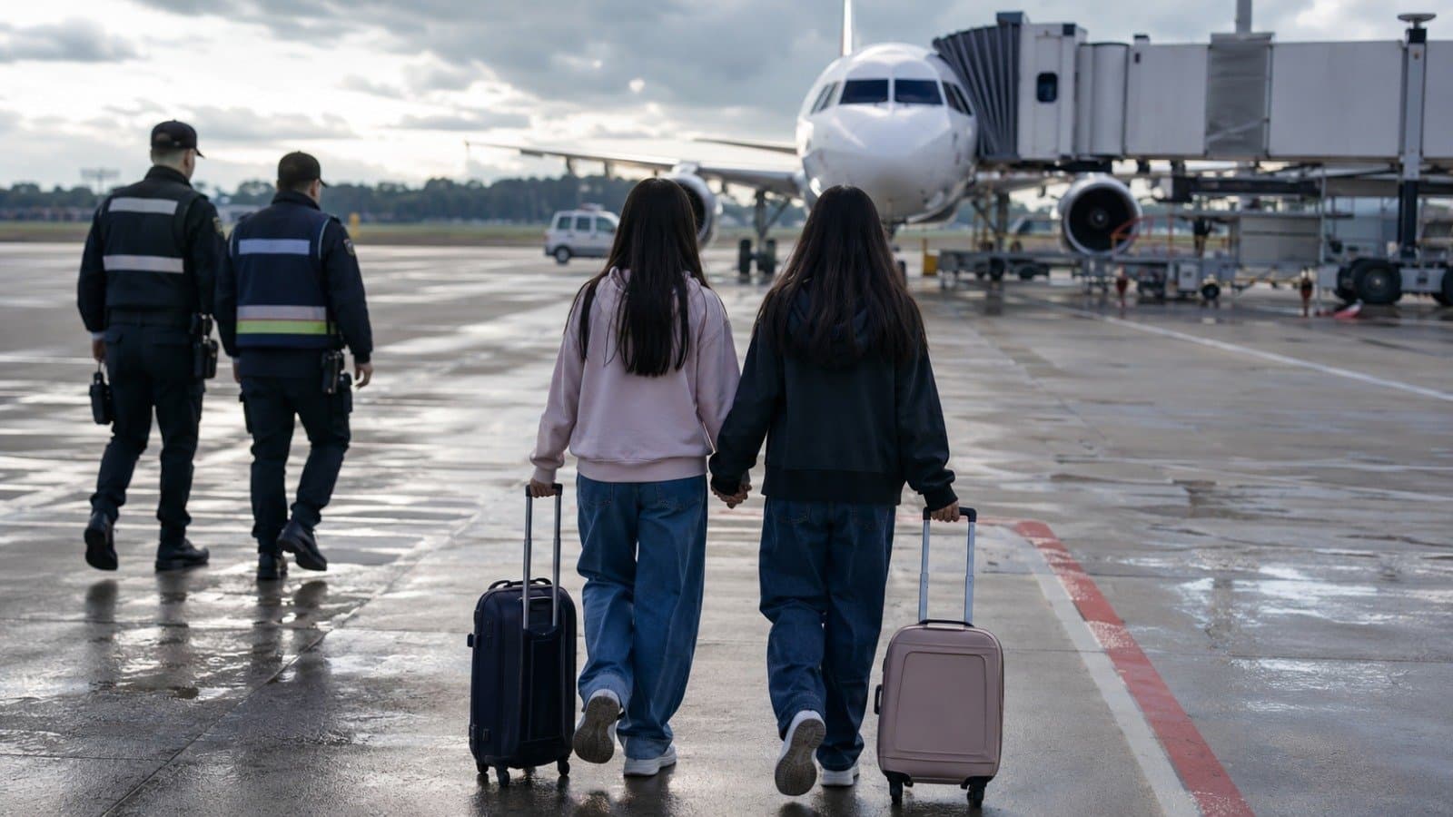 Interceptaron en el aeropuerto de Salta a dos niñas buscadas en Jujuy