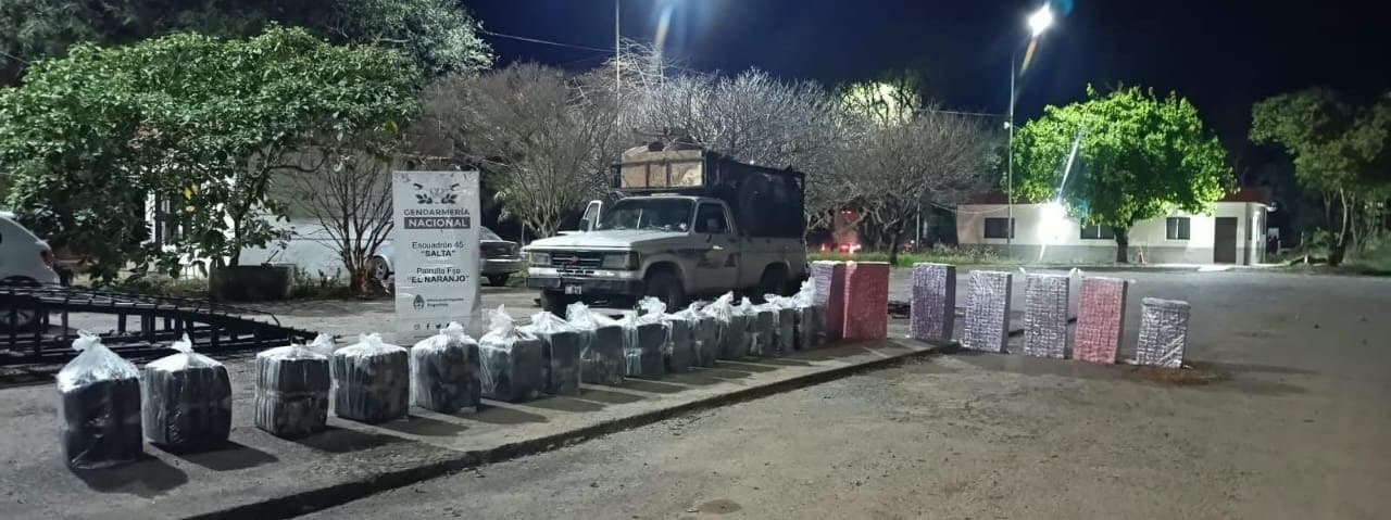 En Pichanal huyeron de un control con cigarrillos y hojas de coca