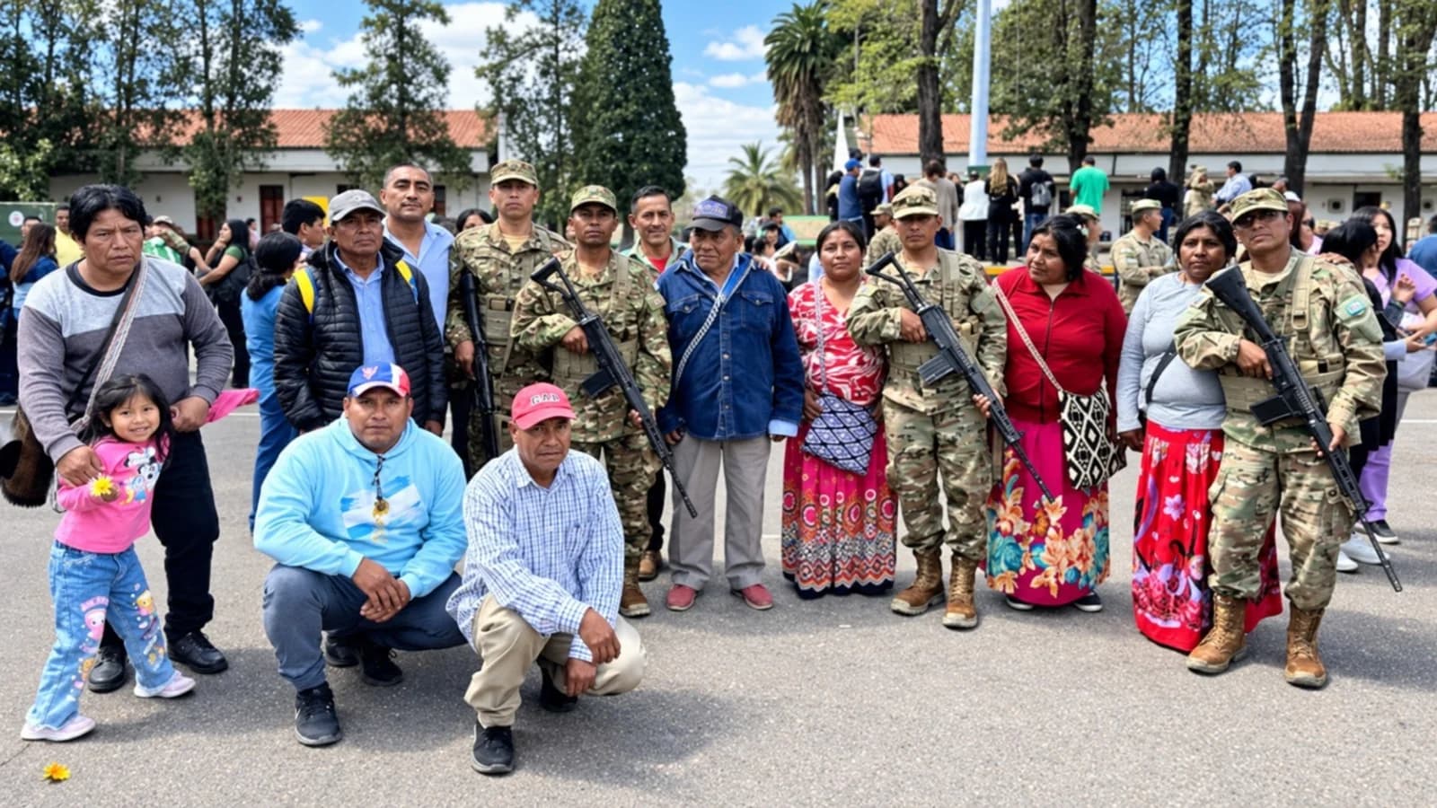 Jóvenes de Rivadavia Banda Norte comienzan su carrera como soldados voluntarios