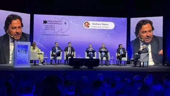 Sáenz pidió blindar el RIGI y reclamó obras para el Norte