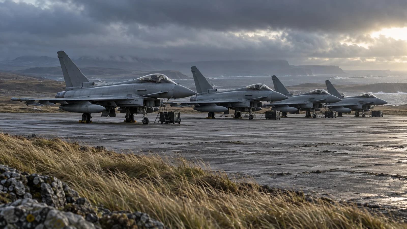 Reino Unido modernizará los Typhoon en Malvinas, pero no ampliará la dotación