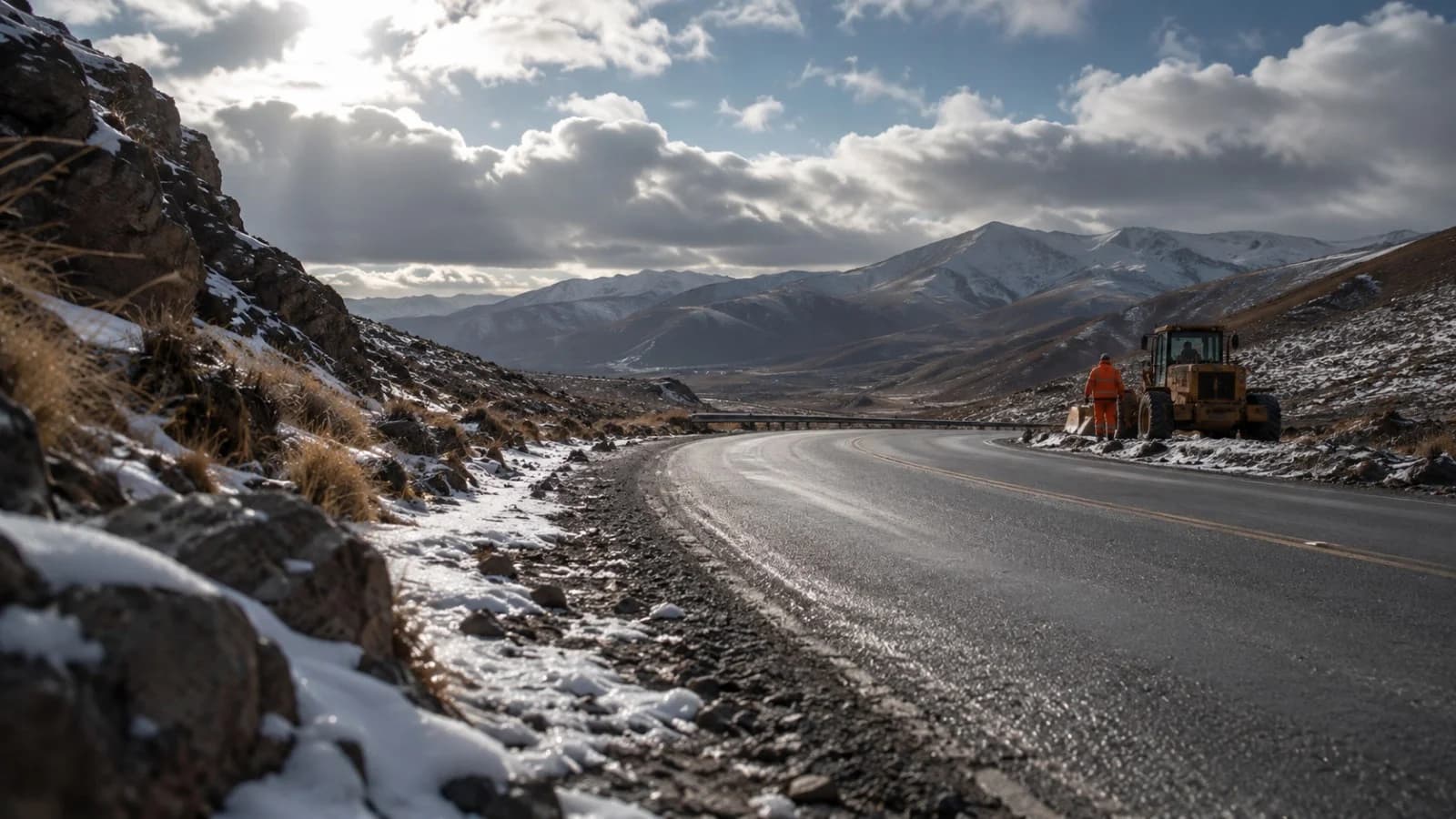 Las rutas de Salta siguen habilitadas con precaución por obras y nieve