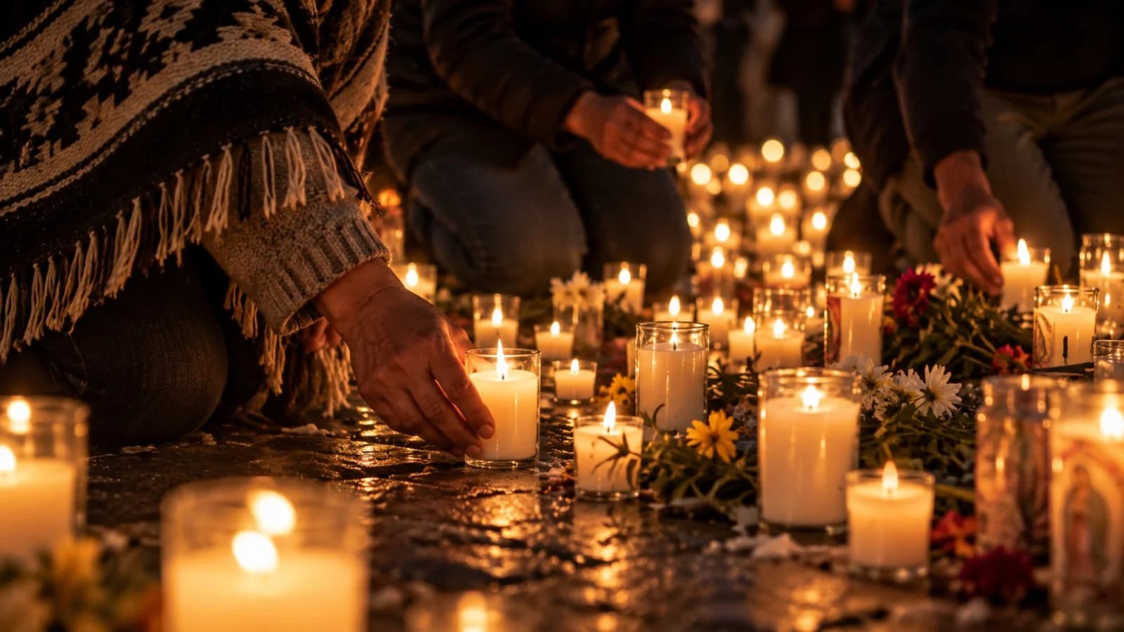 La Rotonda del Peregrino encendió más de 2.500 velas