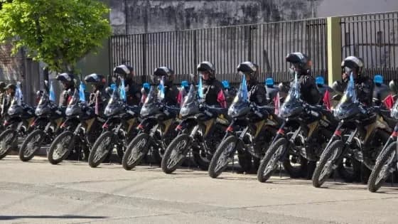 La Policía distribuyó diez motos nuevas entre Orán, Aguas Blancas y Pichanal