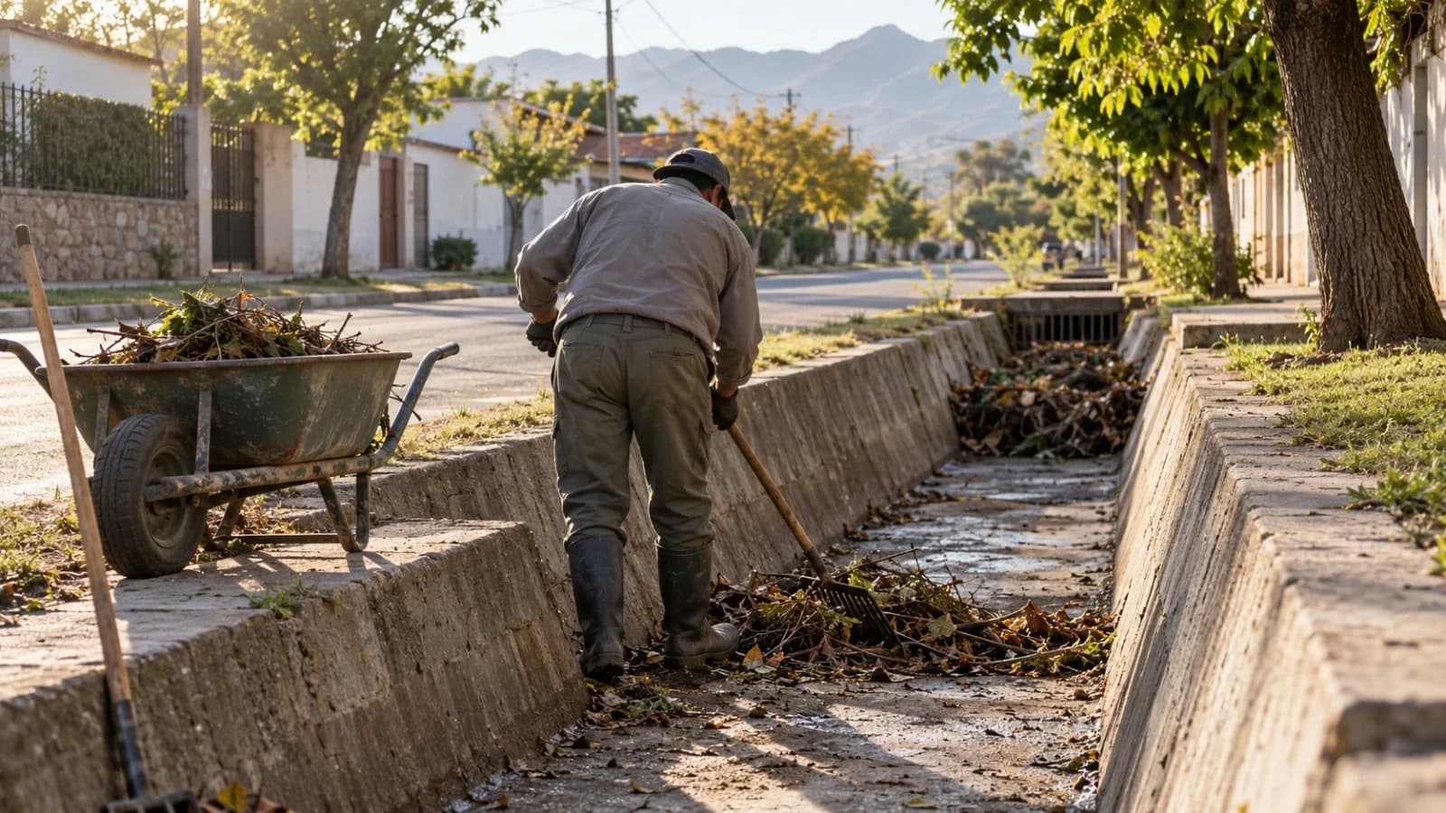 Más de 40 municipios salteños limpian canales antes de fin de octubre