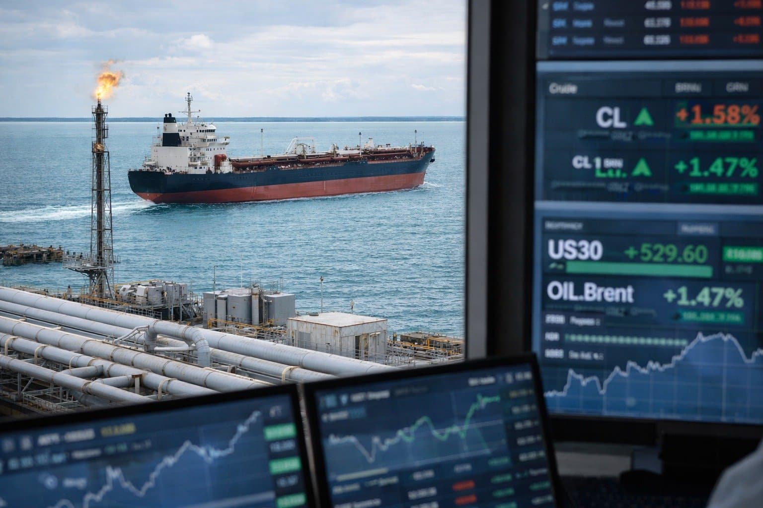 Qué cambió con Ormuz: alivio en el petróleo y salto de Wall Street