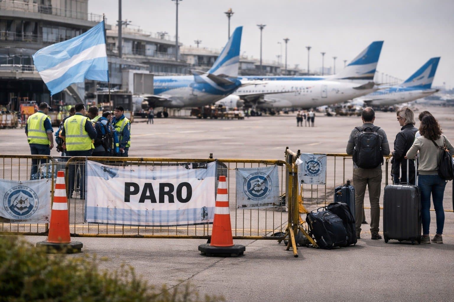 ATE anunció un paro en ANAC y podría resentirse la actividad aérea el 21 de abril