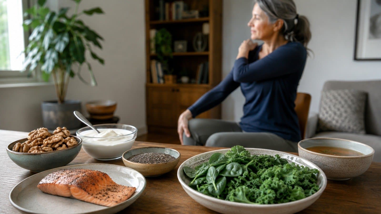 Salud articular: qué alimentos ayudan a cuidar rodillas y hombros
