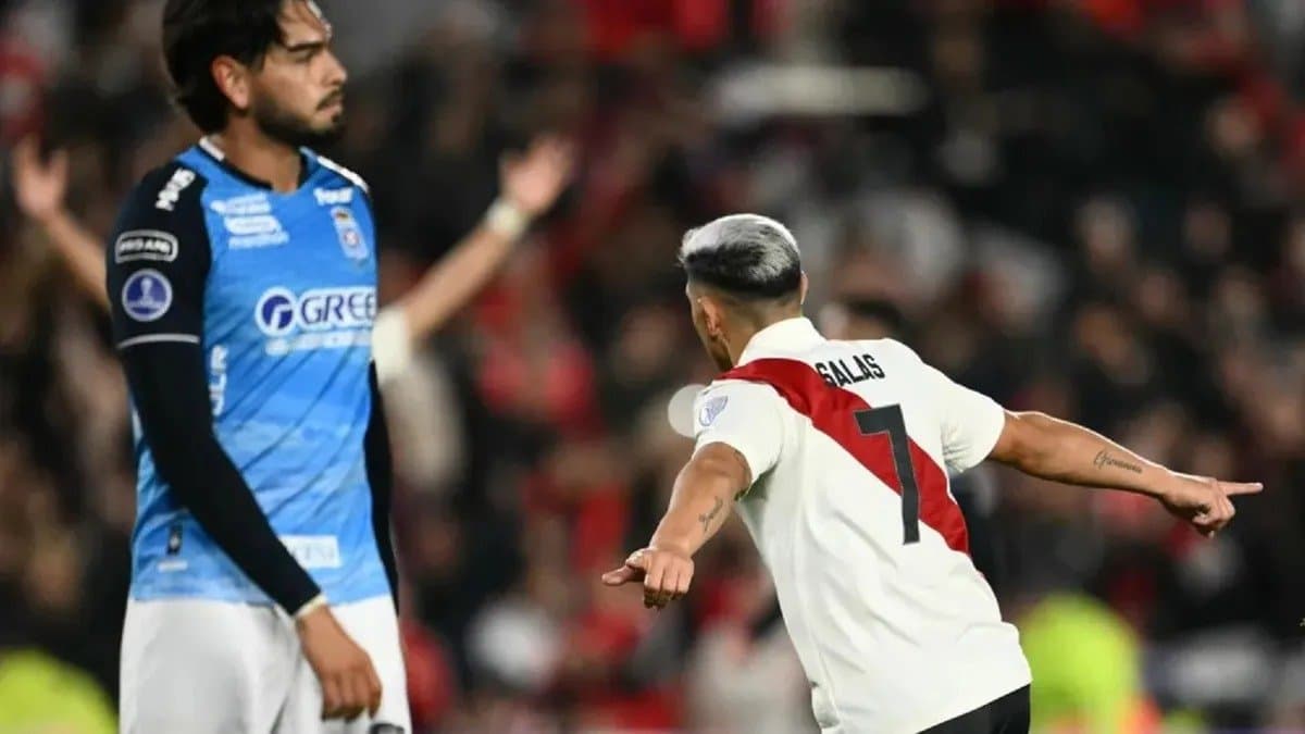 River goleó a Blooming y clasificó primero en su grupo de la Sudamericana