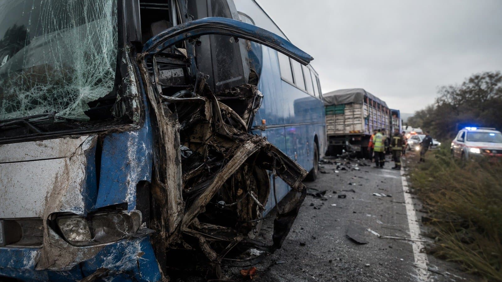 Siniestro fatal en la ruta 9/34: chocaron un camión y un colectivo en General Güemes