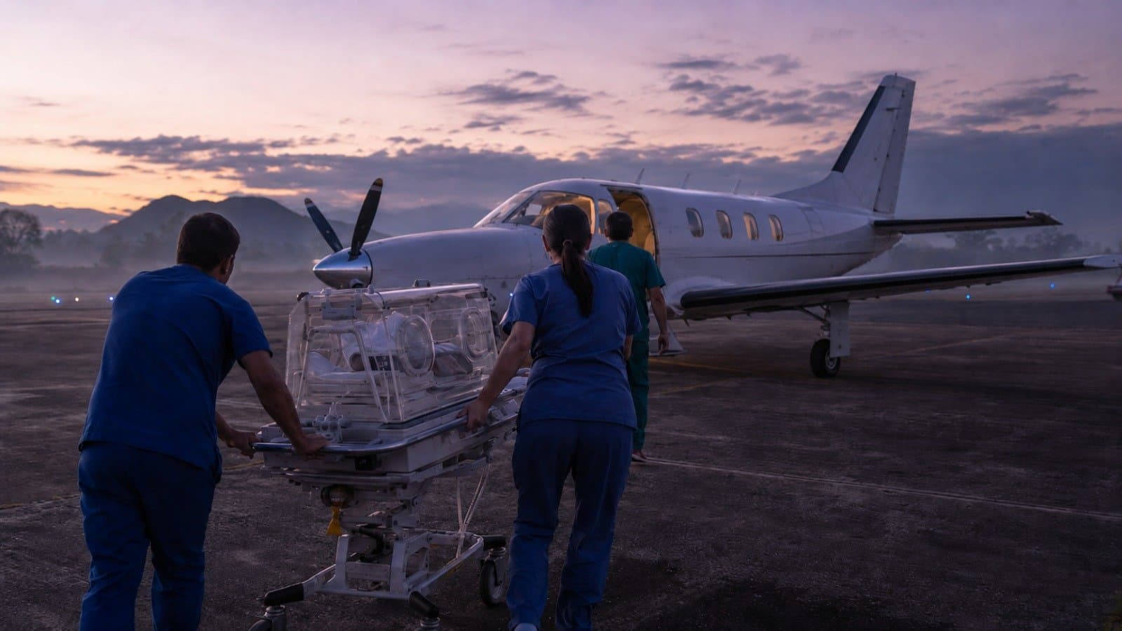 Salud pública: tres vuelos sanitarios de urgencia derivaron a recién nacidos críticos desde Orán y Tartagal