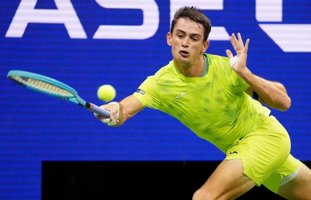 Mariano Navone eliminó a Djokovic en la primera ronda del US Open