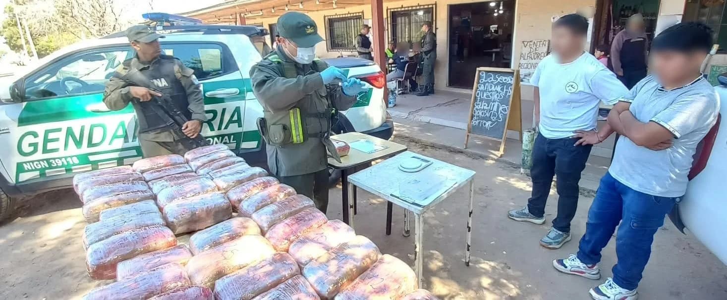 Gendarmería secuestra 54 kilos de droga en un viaje que partió de Orán