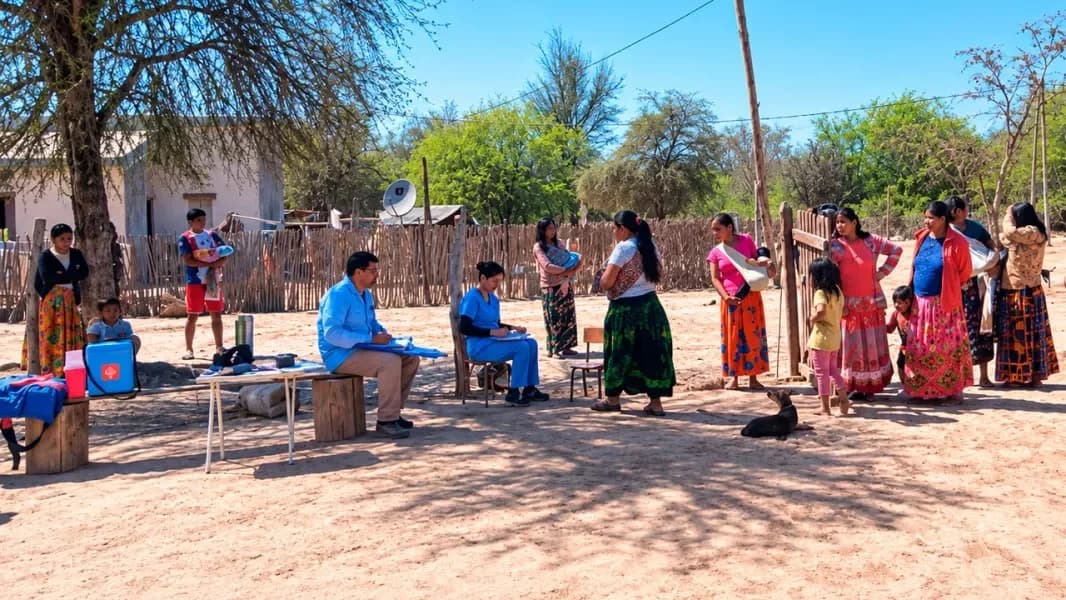 Salud llevó operativos a ocho comunidades rurales de Rivadavia
