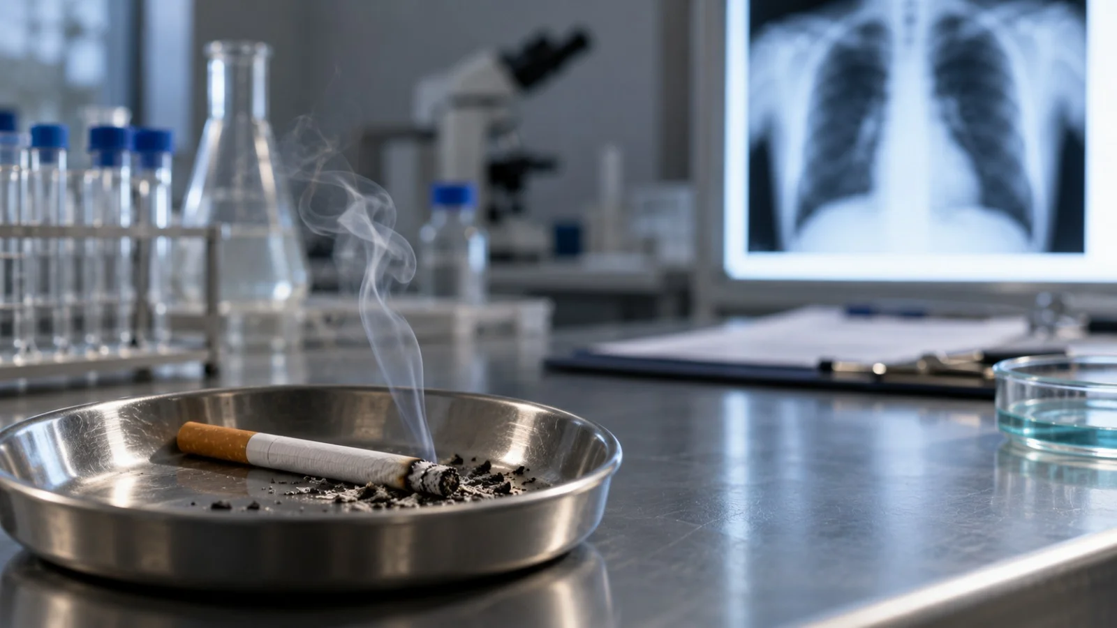 El humo del cigarrillo puede preparar células pulmonares para el cáncer